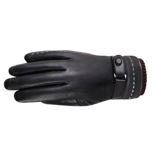 Gants en cuir imperméables avec finition extérieure protectrice, doublure confortable et design pratique pour les activités de plein air - Product Image 5