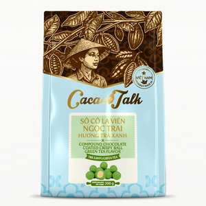 Décoration de pâtisserie : Boules croustillantes au chocolat et au thé vert, ingrédients alimentaires HALAL, emballage personnalisé, marque internationale - Product Image 1