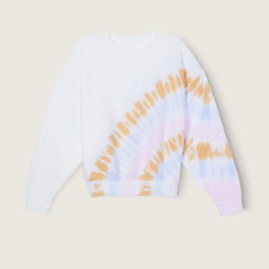 Sudadera Personalizada 100% Algodón para Hombre, Tie-Dye, Mangas Caídas, Corte Holgado, Cuello Redondo - Product Image 3