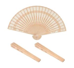 Abanico Plegable de Madera, Elegante Diseño Vintage Tallado, Regalo de Alta Calidad para Mujeres, Bodas, San Valentín - Product Image 2