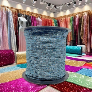 High Tenacity Embroidery Glitter MS Type <b>Polyester</b> Metallic <b>Yarn</b> for Lurex S and ST Type with for Lurex ST Metallic Glitter - Product Image 1