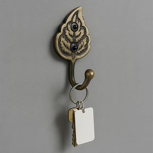 Brass <b>Hook</b> Hanger Bags Crafts Wall Mounted <b>Hook</b> Hanger Hot Sale <b>Hooks</b> Bathroom Indoor <b>Kitchen</b> Wall Clothes <b>Hooks</b> Hanger - Product Image 1