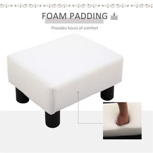 Poggiapiedi Moderno e Confortevole in Plastica e Tessuto per Soggiorno, Camera da Letto, Cucina, Hotel - Product Image 2
