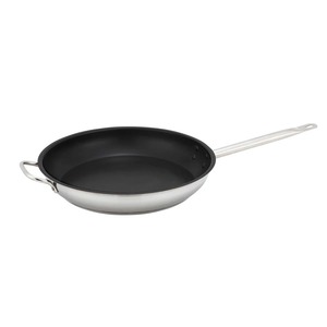 Stainless Steel Frying <b>Pan</b> Round Nonstick PTFE Coating For Gas <b>And</b> Induction Cooker Hand Wash Only Minimalist Design - Product Image 3