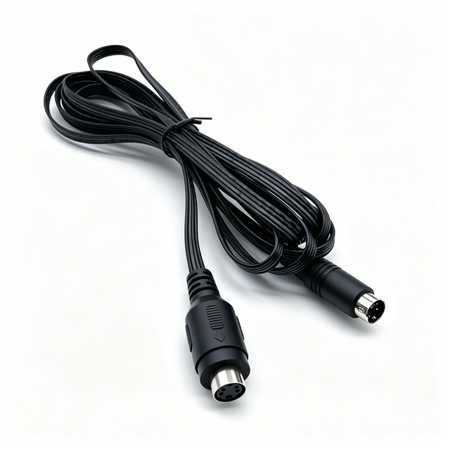 4 Pin Mini DIN Male to Female Extension Audio Video Equipment Cable Custom Cable Assembly