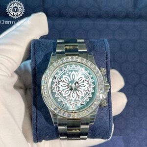 Montre mécanique de luxe tendance en acier inoxydable avec boîtier carré, cadran de 40 mm, résistance à l'eau 10 bars – Offre Spéciale - Product Image 5