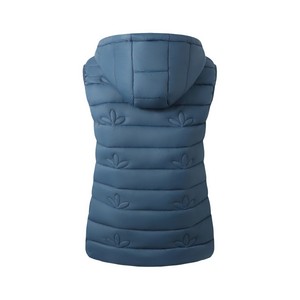 Gilet matelassé léger et isolant pour femme, 100 % polyester, imperméable, chaleur toute saison et style preppy pour usage quotidien - Product Image 5