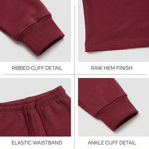 Top Selling Winter Women Lightweight Fleece Tracksuit Plus Size Elastic Waist Breathable Solid Women's Cotton <b>Pullover</b> Tracksuit - Product Image 4