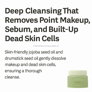 K Beauty Korean Skincare Jojoba Tea Tree Deep Makeup Cleansing Balm Glow Skin OEM - Product Image 2