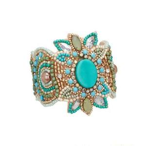 Ensemble de bracelets perlés faits à la main pour femmes, perles de verre colorées, bracelet bohème empilable, bijoux de mode ethniques, bracelets ethniques faits à la main - Product Image 6