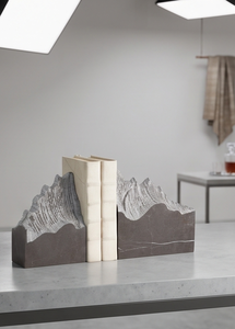 Porte-livres design Montagne Scénique, texture moulée, pièce maîtresse de bureau, pour commande en gros, liste de fournisseurs - Product Image 3