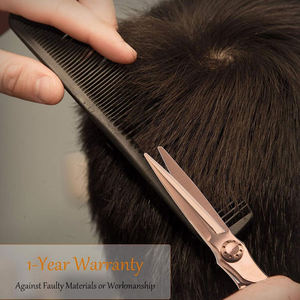 Tijeras Profesionales de Peluquería de Acero Inoxidable Premium de 6.5 Pulgadas, Ligeras y Afiladas para Adelgazar el Cabello - Product Image 6