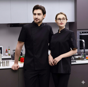 Uniforme de Chef de Cocina de Algodón Ligero, Diseño Moderno Personalizado, para Hotel, Restaurante, Bar, Fabricante Profesional de Uniformes para Pizza - Product Image 2