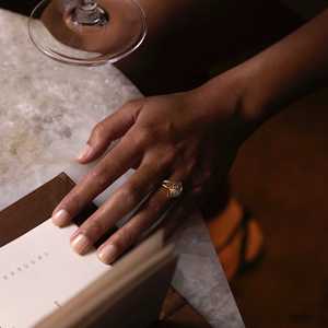 14k Solid Gold Bezel Set Marquise Cut Lab Grown Diamond Luxury <b>Split</b> Band Engagement <b>Ring</b> IGI Certified - Product Image 4