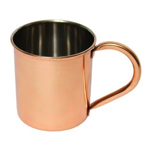 Taza de Cobre Puro para Moscow Mule, Martillada, con Asa de Latón con Diseño de Pulgar, 18 Oz - Vajilla para Bar, Hotel, Restaurante - Product Image 2