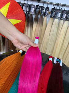ผมเวียดนามแท้แบบเป็นมัด 100 กรัม ย้อมสี  ผู้จำหน่ายผมปลีก-ส่ง  แบบตรง  ผู้บริจาคผมคนเดียว  หลากสี - Product Image 3