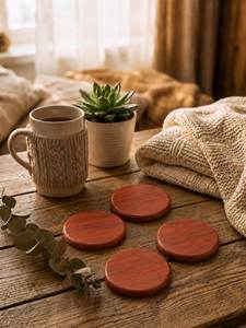 Regalo de cocina para mamá, posavasos personalizado, accesorios para el hogar, regalos para mamá, regalo para el Día de la Madre, posavasos de madera hecho a mano. - Product Image 6