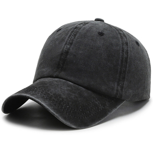 Casquette de baseball unisexe réglable en coton délavé style vintage, avec logo personnalisé, pour la vente en gros - Product Image 3
