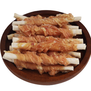 Precio de Fábrica: Palitos de Hueso de Pollo y Salmón Orgánicos Comestibles con Calcio para Limpieza Dental de Cachorros - Product Image 6