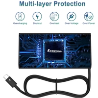 Chargeur USB-C haute puissance 130W pour ordinateur portable Dell Precision 5530 5550 5560 Latitude 5401 5520 XPS15 XPS17, alimentation secteur avec cordon