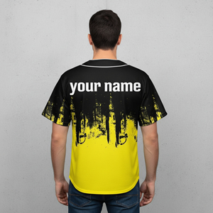 Maillot de baseball brodé personnalisé, uniforme d'équipe personnalisé, couleur personnalisée, 100% polyester, impression numérique, coupe athlétique courte - Product Image 6