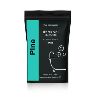 Sal de Baño Orgánica del Mar Rojo de 1 lb de Marca Privada, Fabricante Directo de EE. UU., Polvo de Baño Relajante con Minerales que Mejoran la Piel - Product Image 1