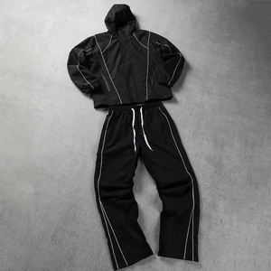 Conjunto deportivo ligero personalizado para hombre, chaqueta cortavientos para marcas de fitness con producción de marca privada - Product Image 1