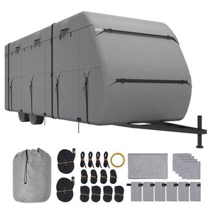 Copertura per Roulotte da Viaggio 20-22 Piedi, 4 Strati in Tessuto Non Tessuto, Impermeabile, Antivento, Antistrappo per Camper Classe C - Product Image 1
