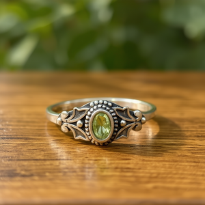 2.3 Grams Fine <b>Peridot</b> <b>Ring</b> - Product Image 3