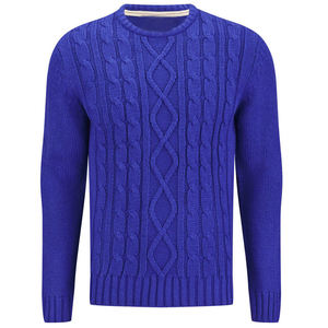 High Demand High Customization 100% Cotton Wholesale <b>Men's</b> Knitted Sweaters Anti-Wrinkle O-Neck Long Sleeve <b>Men's</b> Sweaters - Product Image 1