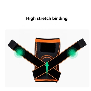 <b>compression</b> workout gym accessories Blue <b>Knee</b> Wraps Strap Weightlifting <b>Knee</b> Wrap High Quality Sports Adjustable <b>Knee</b> Brace Belt - Product Image 3