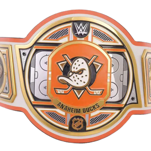 Ceinture de championnat des Anaheim Ducks de la LNH, personnalisable, de haute qualité, orange et or, ceinture sportive personnalisée, ceinture de champion pour collectionneurs - Product Image 2