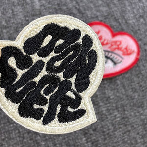 Customized Design Eco-Friendly Chenille Fabric Embroidery Patch Cartoon Theme Iron-On <b>Badge</b> for Kids Clothing Bags School - Product Image 1