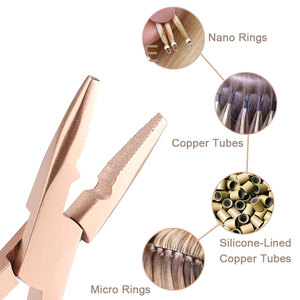 Kit de Herramientas para Extensiones de Cabello: Alicates con Mango Antideslizante, Herramienta para Colocar Cuentas, Aguja para Extensiones, Gancho para Cabello, Cuentas para Peinado - Product Image 6