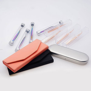 Pinzas para Pestañas de Acero Inoxidable de Alta Calidad y Duraderas con Logotipo Personalizado para Salón y Uso Diario, Cuidado de Belleza - Product Image 2