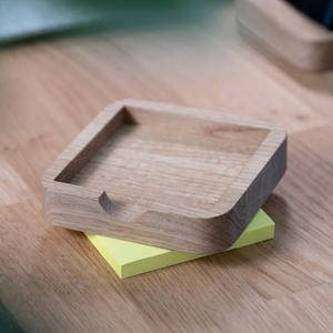 Modern Design Acacia Wooden <b>Sticky</b> <b>Notes</b> Holder Appreciation Gift desk Self <b>Sticky</b> <b>Notes</b> Holder At Reasonable Price - Product Image 2