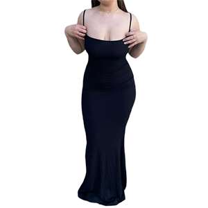 Robe longue moulante décontractée d'été pour femme, mode féminine, manches longues, épaules dénudées, grande taille, sexy, à sequins, florale, respirante, écologique - Product Image 4