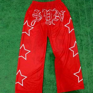 Pantalon de jogging streetwear décontracté très prisé, personnalisable avec logo, pour homme, couleur unie, coupe-vent, en polyester/coton écologique, vierge - Product Image 1