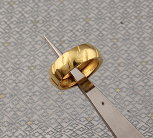 Anillo de Banda Trenzada con Engaste de Plata de Ley y Baño de Oro Vermeil para Mujer, de Lujo, Resistente al Deslustre, con Chapado Grueso, para Bodas y Fiestas - Product Image 5