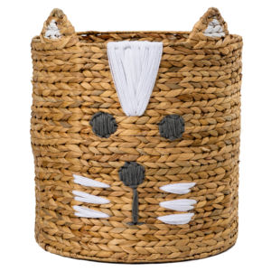 atural Water Hyacinth <b>Cat</b> Laundry Basket Handmade Woven Storage Basket <b>for</b> Kids Room By King Craft Viet - Product Image 1