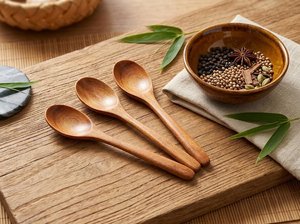 Handmade Wooden Condiment <b>Spoon</b>, Natural Wood Salt <b>Spoon</b>, Eco-friendly Spice <b>Spoon</b> - Product Image 6