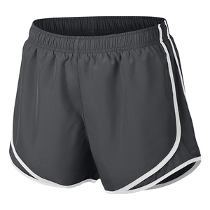 Men's Black Sport Shorts With Pink And <b>White</b> Side Stripe Elastic Waist Quick Dry Woven Fabric Mid Length Short Shorts - Product Image 5