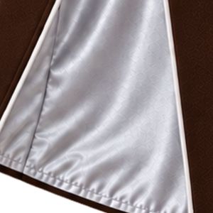 Costume de queue-de-pie victorien marron chocolat pour homme, veste longue gothique formelle à double boutonnage avec broderie argentée, pantalon, veste de mariage - Product Image 6