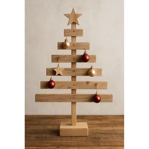 Décoration de Noël en bois et MDF de qualité supérieure pour les tables, arbres de Noël élégants pour la décoration de la maison - Product Image 4