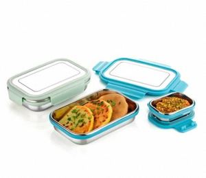 Top Quality Stainless Steel <b>Lunch</b> <b>Box</b> Fruits And Snacks For Leakproof Meal Storage On Sale Price <b>Lunch</b> <b>Box</b> - Product Image 2