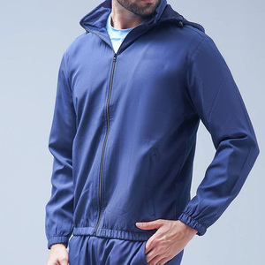 Ensemble survêtement coupe-vent réfléchissant imprimé personnalisé, léger et respirant, grande taille, style urbain, vente en gros - Product Image 1