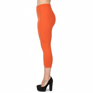 Leggings Largos de Color para Mujer, de Algodón y Fibra de Bambú, Tejidos, de Secado Rápido, Transpirables, de Cintura Alta, OEM, Elásticos y Gruesos para Correr - Product Image 4