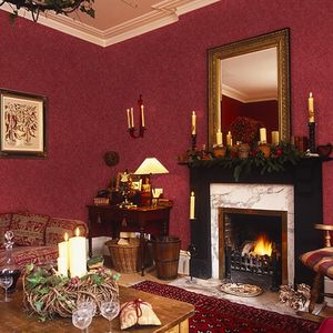 Dark Red Self-Adhesive Wallpaper Waterproof Peel & Stick Contact <b>Paper</b> for <b>Kitchen</b> & Bathroom 15.7\" X 118\"Vinyl - Product Image 5