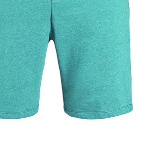 Pantalones Cortos Bermuda de Algodón Turquesa para Hombre con Cintura Ajustable con Cordón, Estilo Casual - Product Image 3