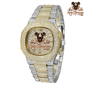 Reloj de Lujo de la Mejor Calidad, Plata 925, Diamantes Moissanite VVS, Totalmente Adornado, para Fiestas y Uso Diario, Disponible en Grandes Cantidades - Product Image 1